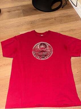 McMenamins Terminator Stout Graphic T-Shirt Red XL